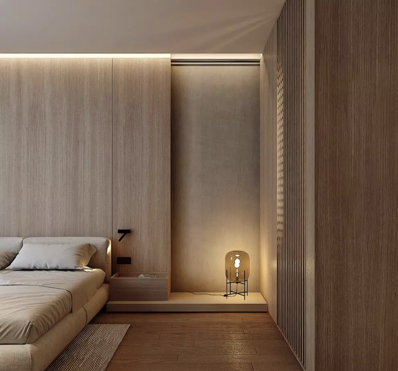 Môi trường phòng ngủ yên tĩnh thoáng mát hỗ trợ ngủ ngon hơn